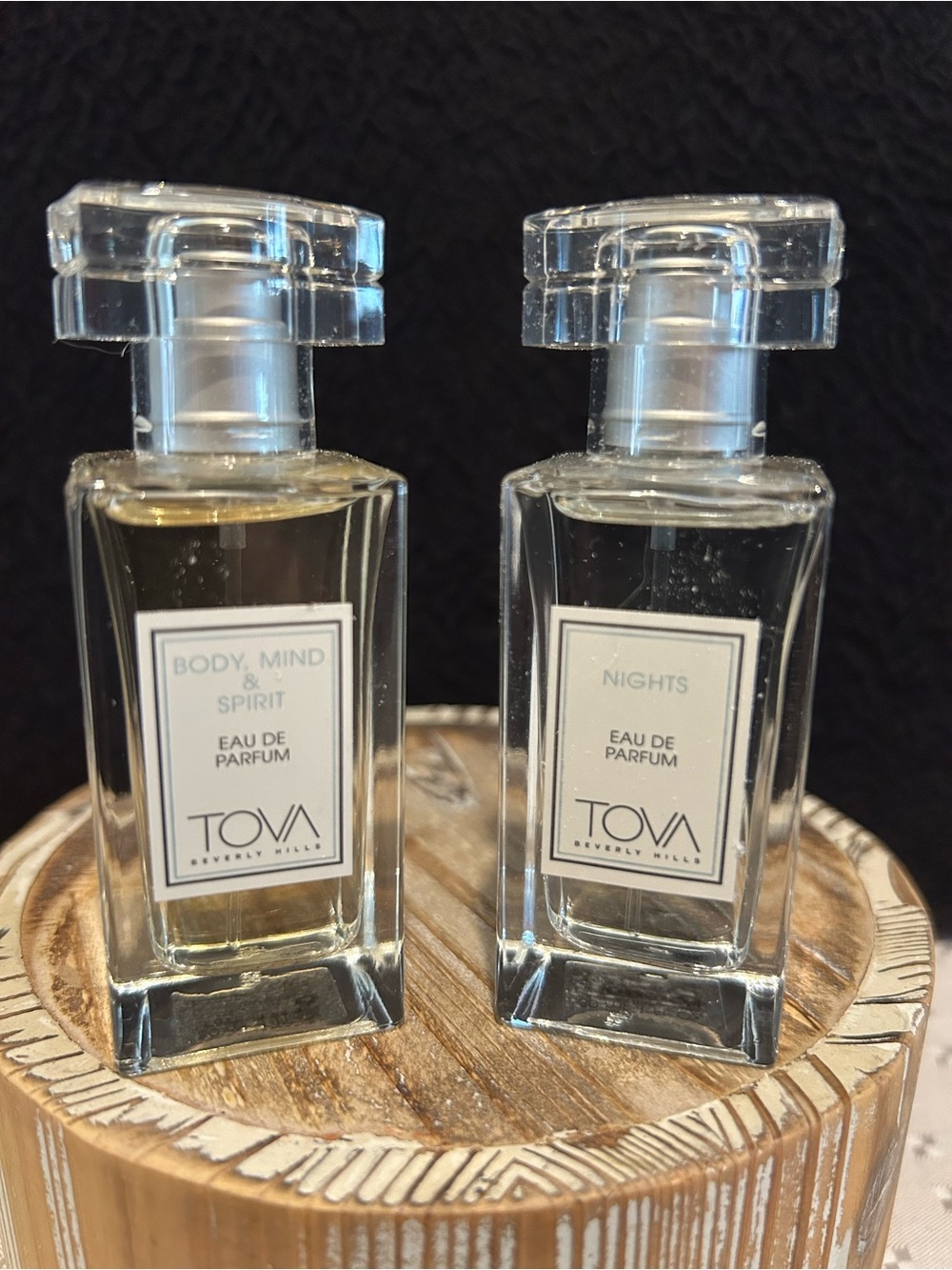 TOVA Body Mind & Spirit Eau de Parfum Spray & TOVA Nights Both 1 FL. OZ / 30 ml